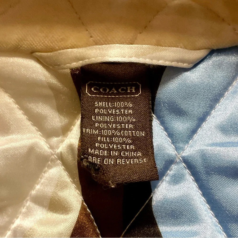 Coach | Vintage Signature Quilted Bomber Jacket, Sz S ♥ Perfect!